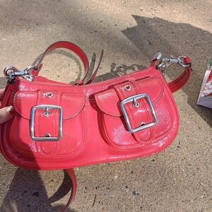 Coach Vibrant Red Crossbody Bag